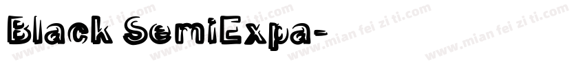 Black SemiExpa字体转换